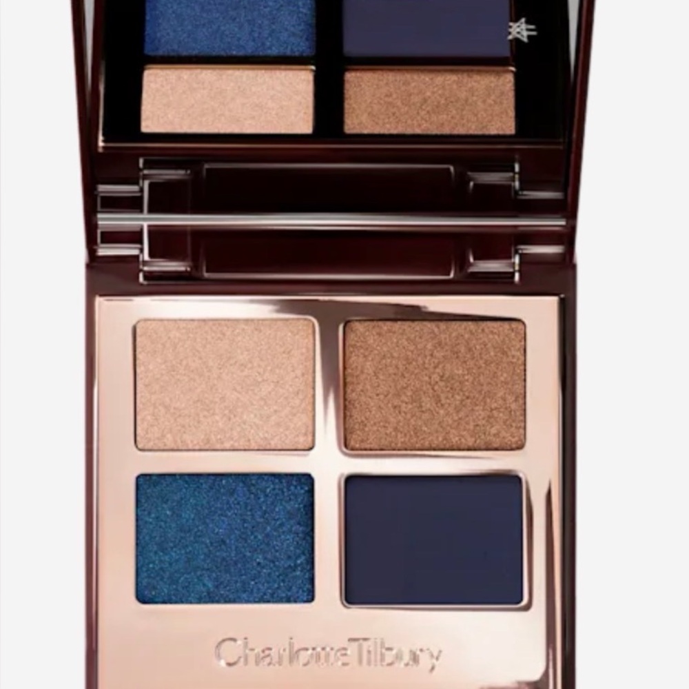 NWB Charlotte Tilbury Super Blue Eye Shadow Palette SOLD OUT - Picture 2 of 4